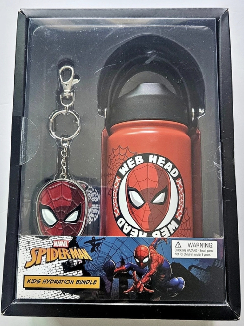 Marvel Spider-Man Kids Hydration Bundle Red & Black NWT